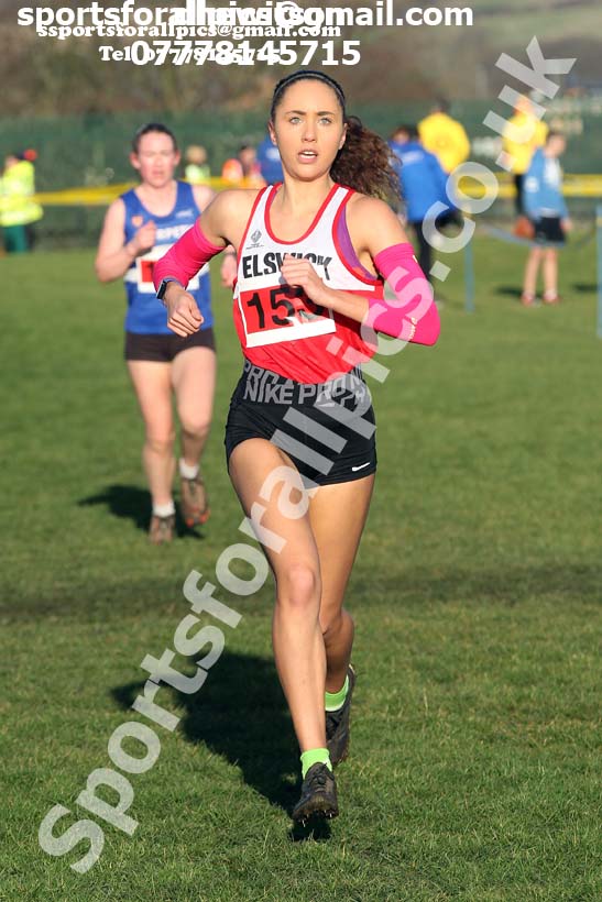Senior womens 2020 Birtley Cross Country Relay, County Durham.  Photo: David T. Hewitson/Sports for All Pics